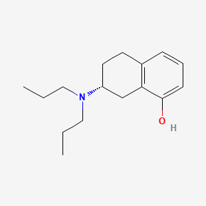 molecular formula C16H25NO B1232969 (7R)-7-(dipropylamino)-5,6,7,8-tetrahydronaphthalen-1-ol CAS No. 80300-09-0