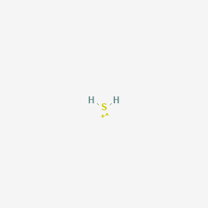molecular formula H2S+ B1232973 Sulfaniumyl 