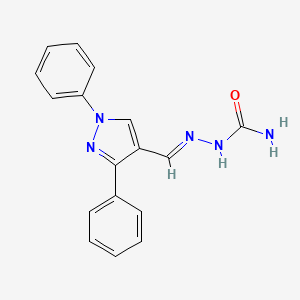[(E)-(1,3-diphenylpyrazol-4-yl)methylideneamino]urea