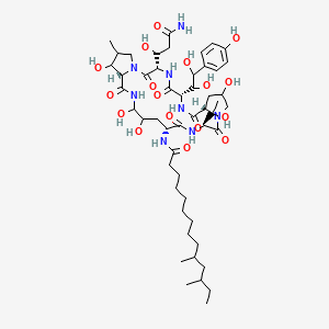 molecular formula C51H82N8O17 B1232976 Pneumocandin A0 