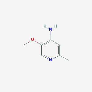 molecular formula C7H10N2O B12329863 5-Methoxy-2-methylpyridin-4-amine 