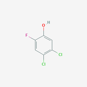 molecular formula C6H3Cl2FO B12329867 4,5-Dichloro-2-fluorophenol 