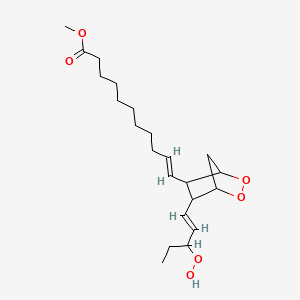 Methyl 8-[3,5-epidioxy-2-(3-hydroperoxy-1-pentenyl)-cyclopentyl]-octanoate
