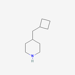 molecular formula C10H19N B12329871 4-(Cyclobutylmethyl)piperidine 