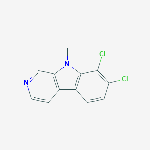 molecular formula C12H8Cl2N2 B123299 Bauerine B CAS No. 156312-10-6
