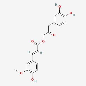 molecular formula C19H18O7 B1232992 Cimiracemate B CAS No. 478294-17-6