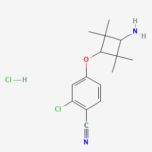 molecular formula C15H20Cl2N2O B12329935 AR antagonist 1 hydrochloride 