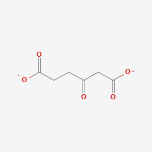 molecular formula C6H6O5-2 B1233008 3-Oxoadipate 