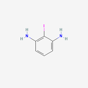 molecular formula C6H7IN2 B12330082 2-Iodobenzene-1,3-diamine 