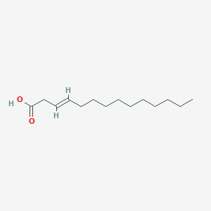 molecular formula C14H26O2 B1233023 3E-tetradecenoic acid 