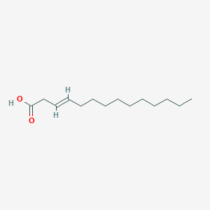 3E-tetradecenoic acid