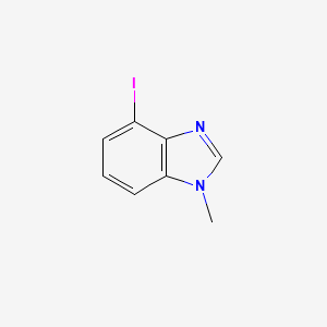 molecular formula C8H7IN2 B12330250 4-Iodo-1-methyl-1H-benzo[d]imidazole 