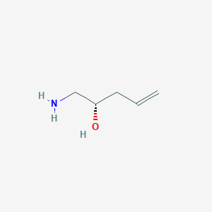 molecular formula C5H11NO B12330261 (S)-1-Aminopent-4-EN-2-OL 