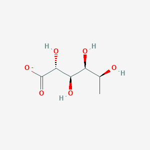 molecular formula C6H11O6- B1233043 L-Rhamnonate 