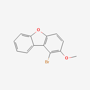 molecular formula C13H9BrO2 B12330457 1-Bromo-2-methoxy-dibenzofuran 