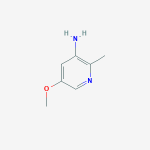 molecular formula C7H10N2O B12330510 5-Methoxy-2-methylpyridin-3-amine 