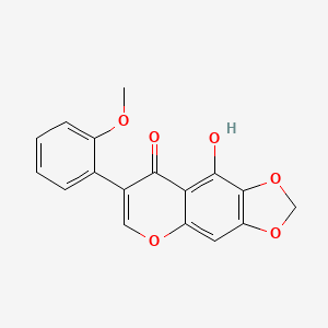 molecular formula C17H12O6 B1233053 Irisone A CAS No. 2652-16-6