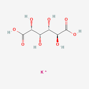 molecular formula C6H10KO8 B12330563 D-Glucaric acid (potassium) 