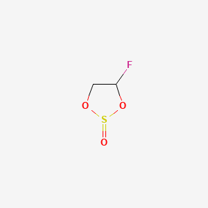molecular formula C2H3FO3S B12330595 1,3,2-Dioxathiolane, 4-fluoro-, 2-oxide CAS No. 871838-01-6