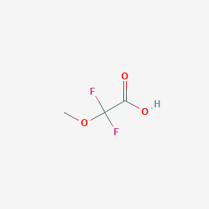 molecular formula C3H4F2O3 B12330607 2,2-Difluoro-2-methoxyacetic acid 