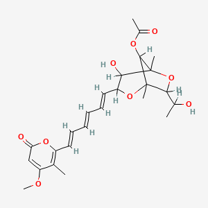 molecular formula C25H32O9 B1233075 Aurovertin D CAS No. 65256-31-7