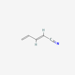molecular formula C5H5N B12330761 2,4-Pentadienenitrile CAS No. 2180-68-9