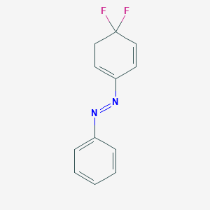 molecular formula C12H10F2N2 B12330873 Azobenzene, 4,4-difluoro- 