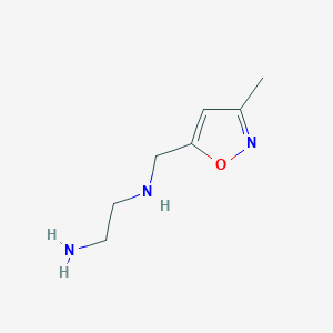 molecular formula C7H13N3O B012331 N-(3-methyl-5-isoxazolylmethyl)ethylenediamine CAS No. 105829-37-6