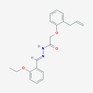 molecular formula C20H22N2O3 B1233101 2-(2-allylphenoxy)-N'-(2-ethoxybenzylidene)acetohydrazide 