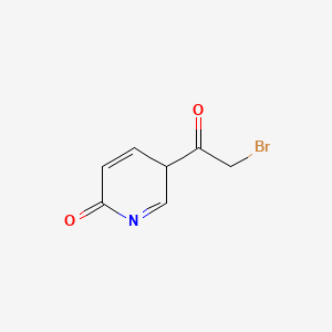 molecular formula C7H6BrNO2 B12331209 2-Bromo-1-(6-hydroxypyridin-3-yl)ethanone 