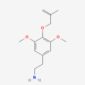 molecular formula C14H21NO3 B12331354 Methallylescaline CAS No. 207740-41-8