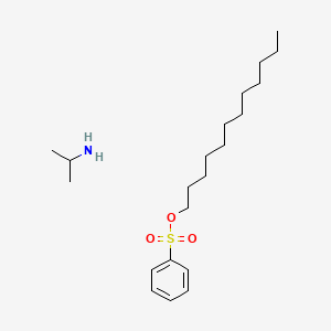 molecular formula C21H39NO3S B12331536 Isopropylamine dodecylbenzenesulfonate 