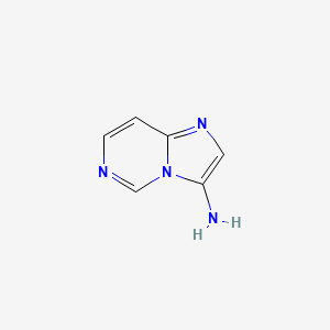 molecular formula C6H6N4 B12331622 Imidazo[1,2-c]pyrimidin-3-amine 