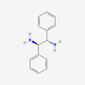 molecular formula C14H16N2 B1233172 meso-1,2-Diphenylethylenediamine CAS No. 951-87-1