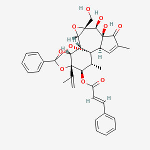 molecular formula C36H36O10 B1233185 Gnidicin 