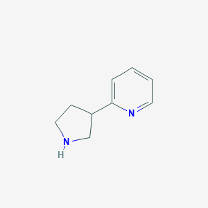 molecular formula C9H12N2 B123321 2-Pyrrolidin-3-ylpyridine CAS No. 150281-45-1