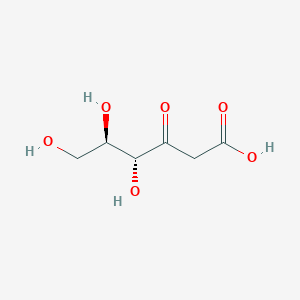 molecular formula C6H10O6 B1233215 3-dehydro-2-deoxy-D-gluconic acid 