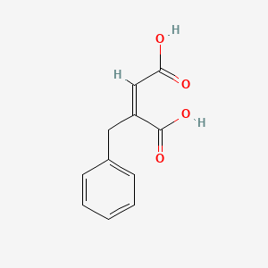 molecular formula C11H10O4 B1233229 2-Benzylmaleic acid 