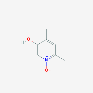 molecular formula C7H9NO2 B123323 2,4-dimethyl-5-hydroxypyridine N-oxide CAS No. 143509-34-6