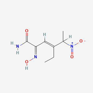 molecular formula C8H13N3O4 B1233239 nor-3 CAS No. 92454-60-9