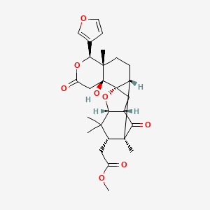 molecular formula C27H34O8 B1233269 Xyloccensin K 