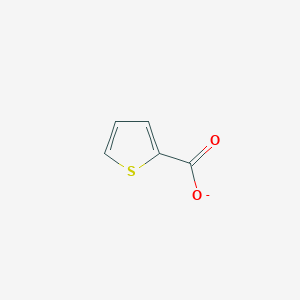 molecular formula C5H3O2S- B1233283 Thiophene-2-carboxylate 