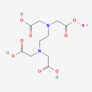 molecular formula C10H15KN2O8 B12332872 Potassium trihydrogen ethylenediaminetetraacetate CAS No. 53404-51-6