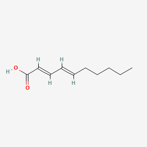 molecular formula C10H16O2 B1233288 Stillingic acid CAS No. 544-48-9