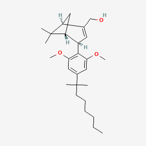 molecular formula C27H42O3 B1233291 HU 433 CAS No. 1220887-84-2