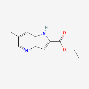 molecular formula C11H12N2O2 B12333070 6-Methyl-4-azaindole-2-carboxylic acid ethyl ester 