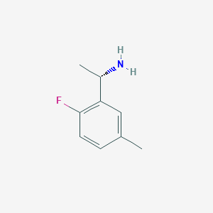 molecular formula C9H12FN B12333085 (S)-1-(2-fluoro-5-methylphenyl)ethylamine 