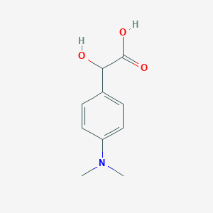 molecular formula C10H13NO3 B12333114 Benzeneacetic acid, 4-(dimethylamino)-alpha-hydroxy- 