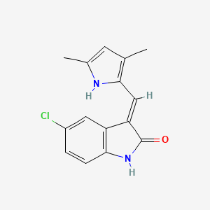molecular formula C15H13ClN2O B1233369 su5614 