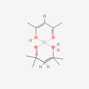 molecular formula C15H24CrO6 B1233372 Chromium, tris(2,4-pentanedionato-O,O')-, (OC-6-11)- 